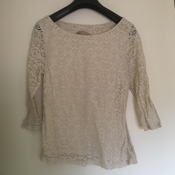 Lace Half-Sleeved Top - Picture 1 of 5